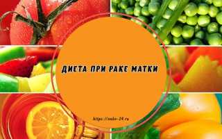 Диета при дисплазии шейки матки: значение, примерное меню