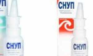 Инструкция к спрею Снуп действие и особенности применения препарата от насморка